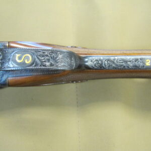 Parker Brothers reproduction 20GA Turnbull-engraved two-barrel set — 28" & 26", leather case