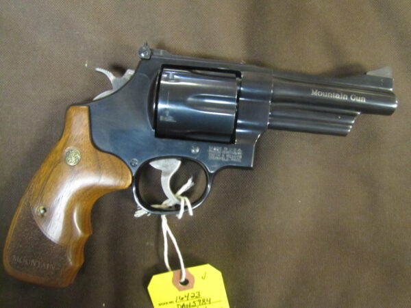IMG_7378 Smith & Wesson Model 29-8 .44 Magnum revolver 4" barrel with Smith & Wesson finger-grooved grips (used excellent)