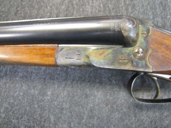 IMG_8568 J.P. Sauer Ghehhehr side-by-side shotgun — Greener cross bolt, scalloped receiver, raised rib, used excellent condition