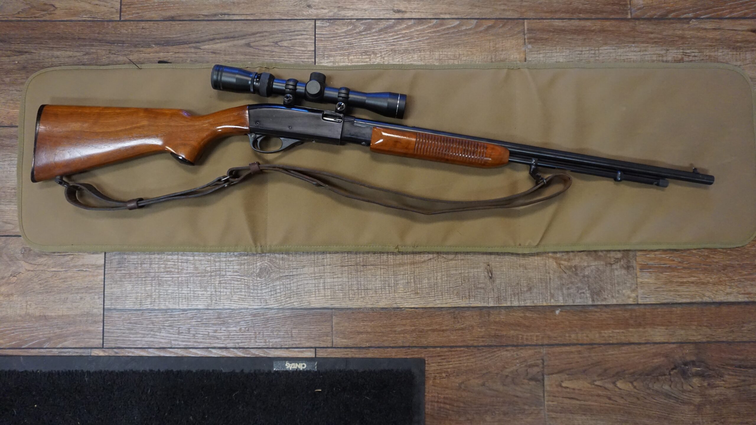 Remington 572 .22 LR pump action rifle