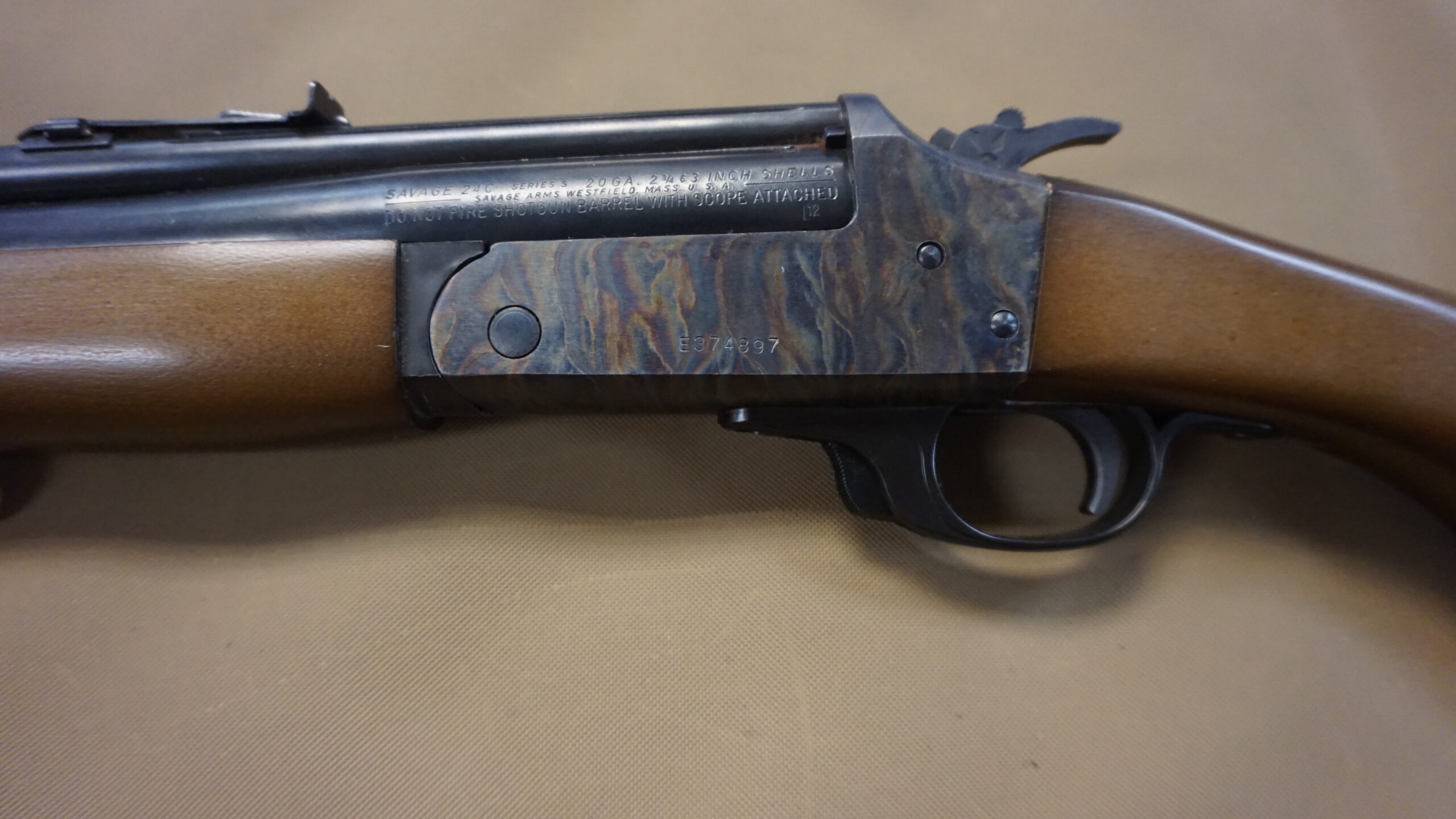 Savage Model 24C .22 LR / 20 Gauge Over/Under - Image 7
