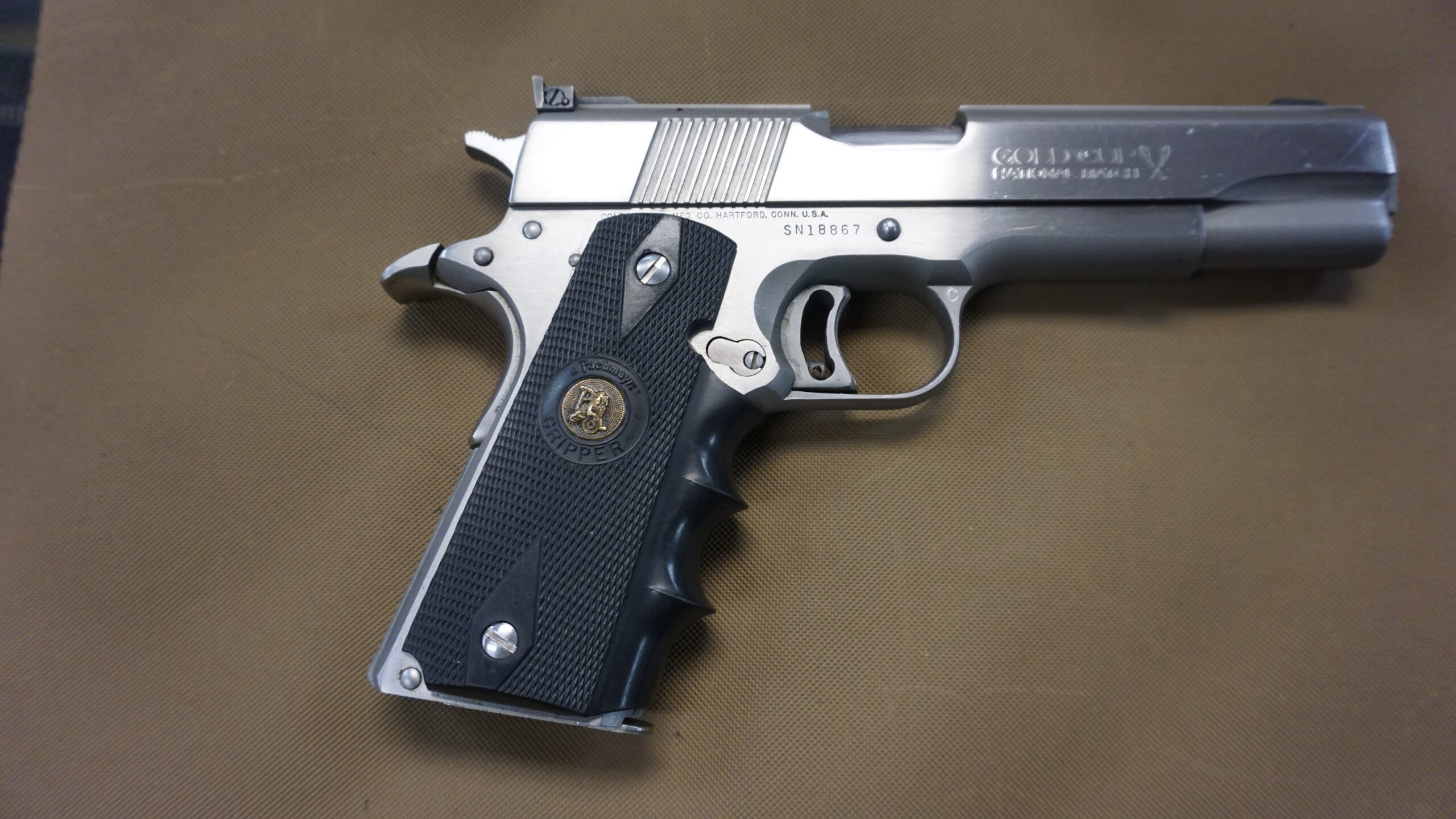 Colt Gold Cup National Match 1911 Pistol – .45 ACP, 5" Barrel