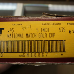 Colt Gold Cup National Match 1911 Pistol – .45 ACP - Image 8
