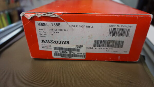 Winchester Model 1885 Rifle – .270 WSM