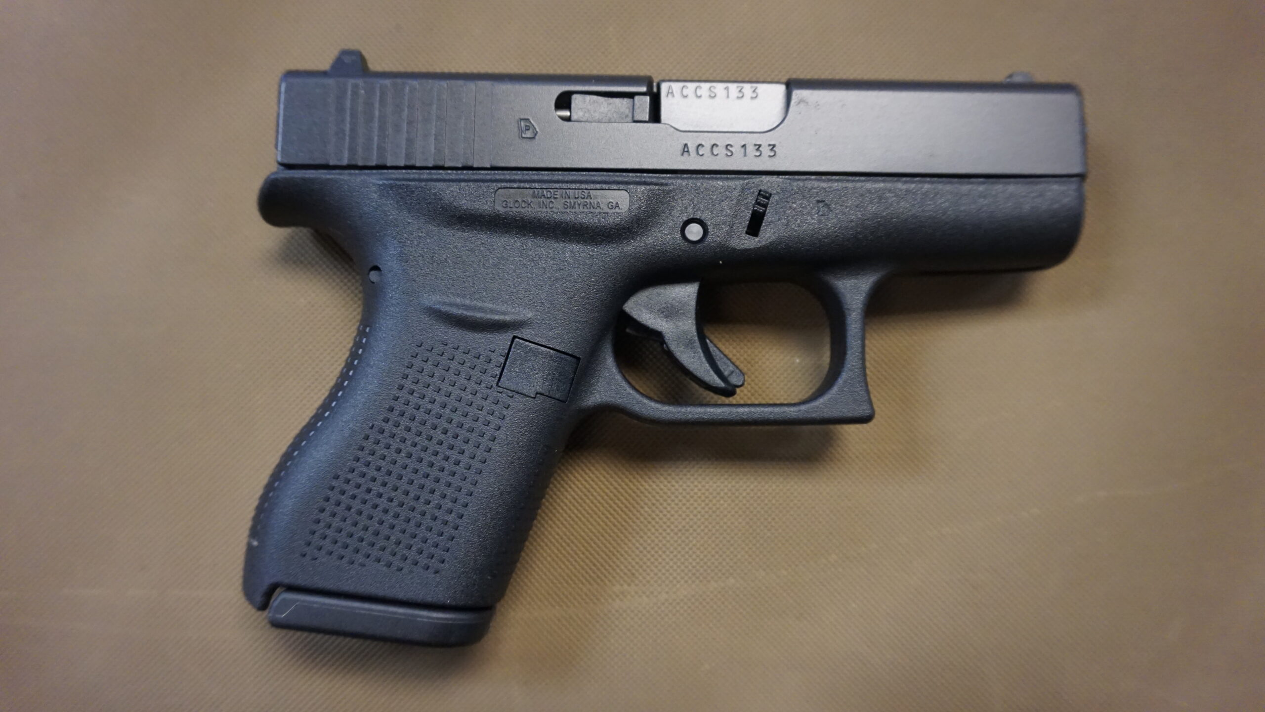 Glock G42 Pistol .380 ACP handgun
